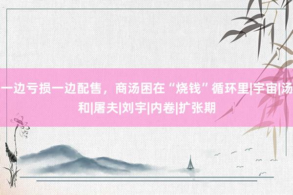一边亏损一边配售，商汤困在“烧钱”循环里|宇宙|汤和|屠夫|刘宇|内卷|扩张期