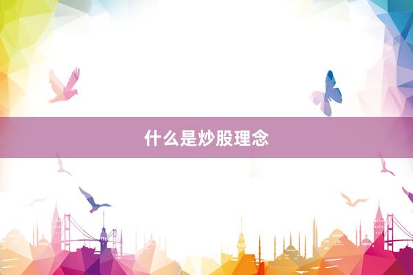 什么是炒股理念